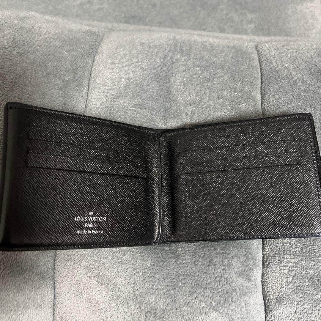 ルイヴィトン　二つ折り　ダミエ