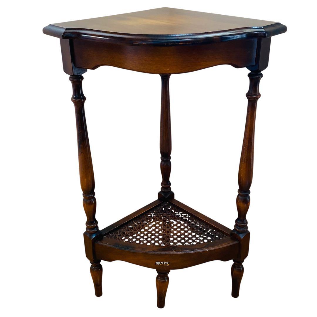 カリモク karimoku コロニアル コーナーテーブル 花台 電話台 ラック