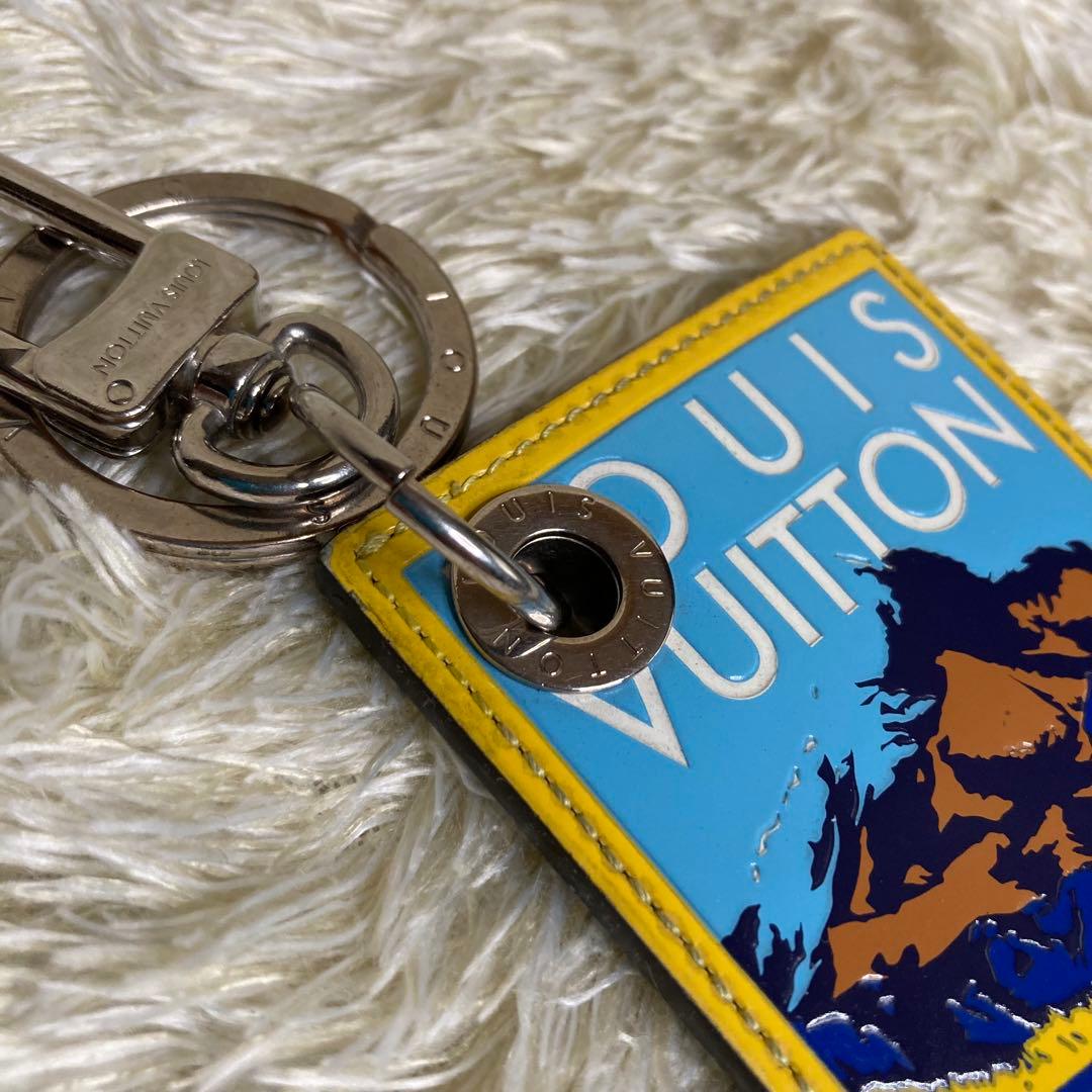 LOUIS VUITTON キーホルダー チャーム ダミエ　ポルトクレ アルプス