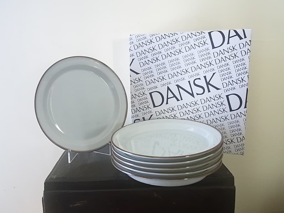 DANSK　ダンスク　北欧デザイン　２１cmプレート　皿　６枚セット