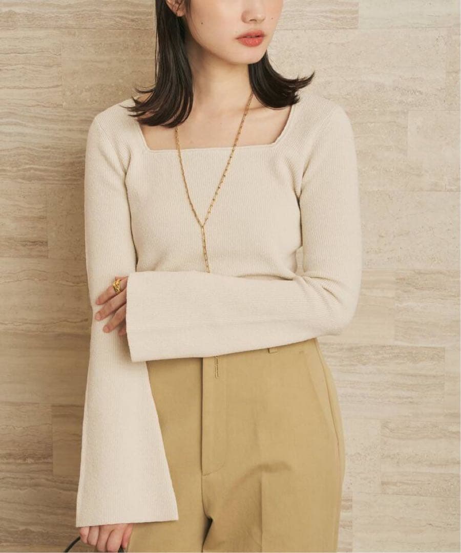 ＊今期＊ Plage Noil silk Square ニット