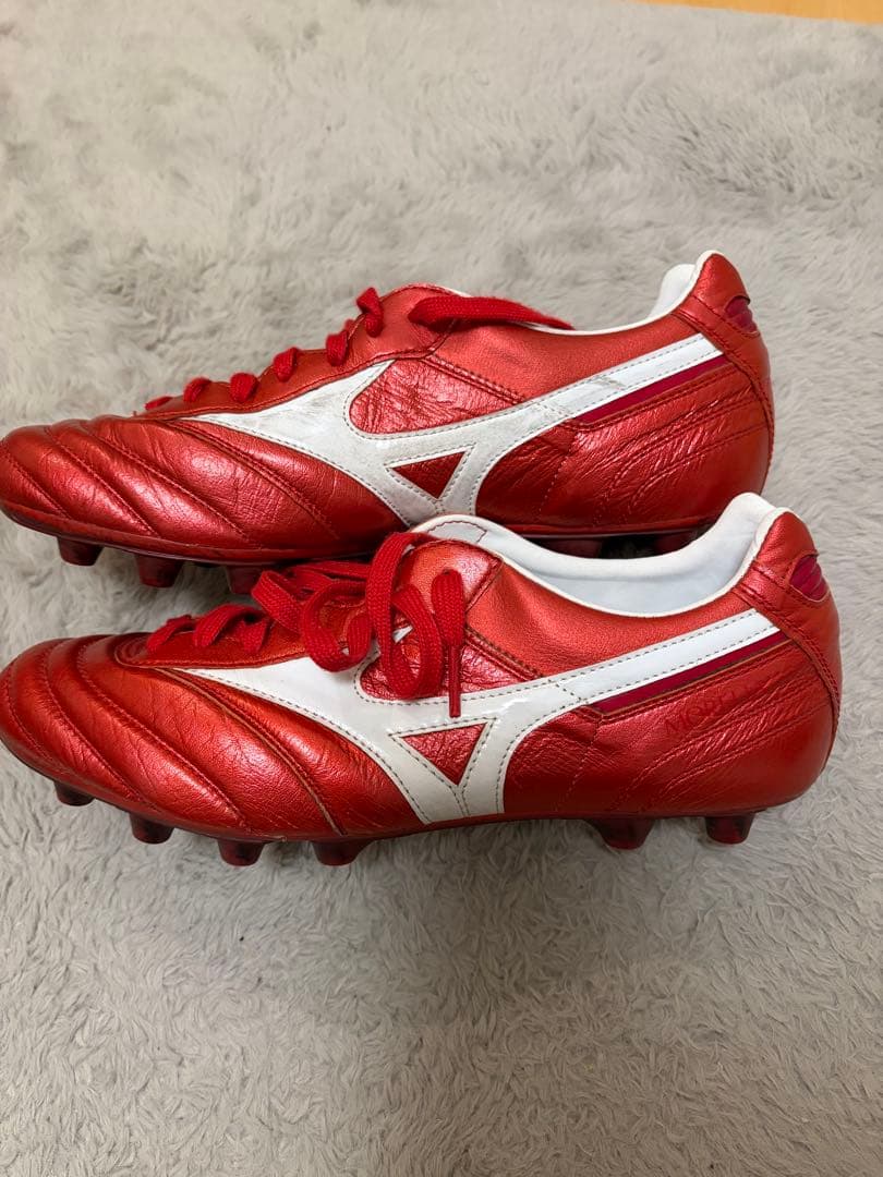 サッカースパイク　ミズノ　モレリア2JAPAN パッションレッド