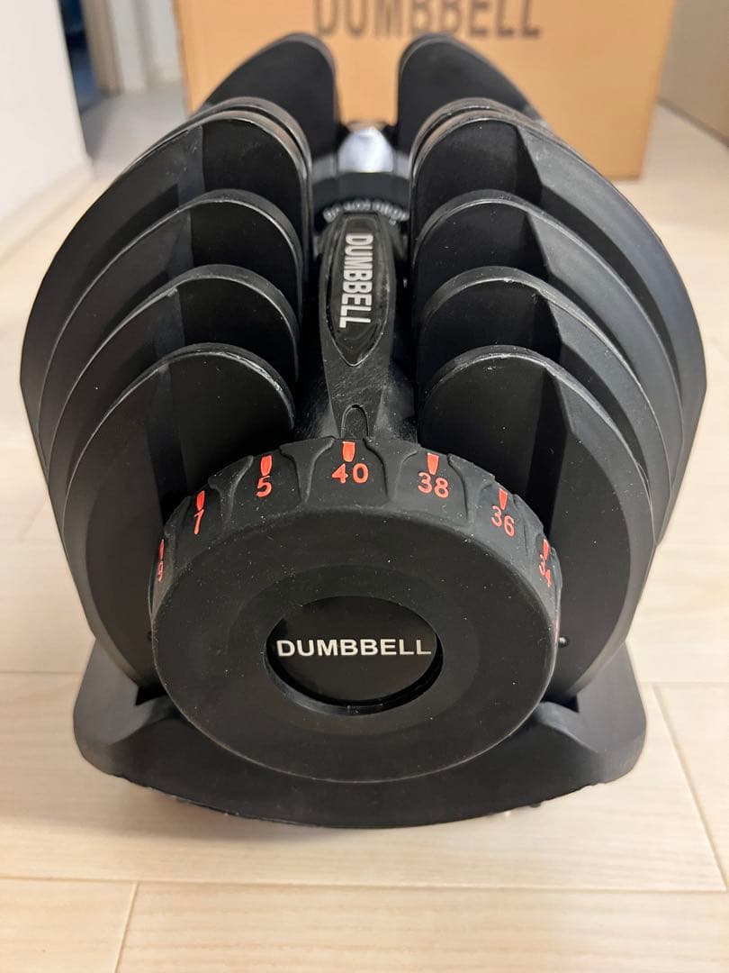 可変式ダンベル2個　80Kｇ！