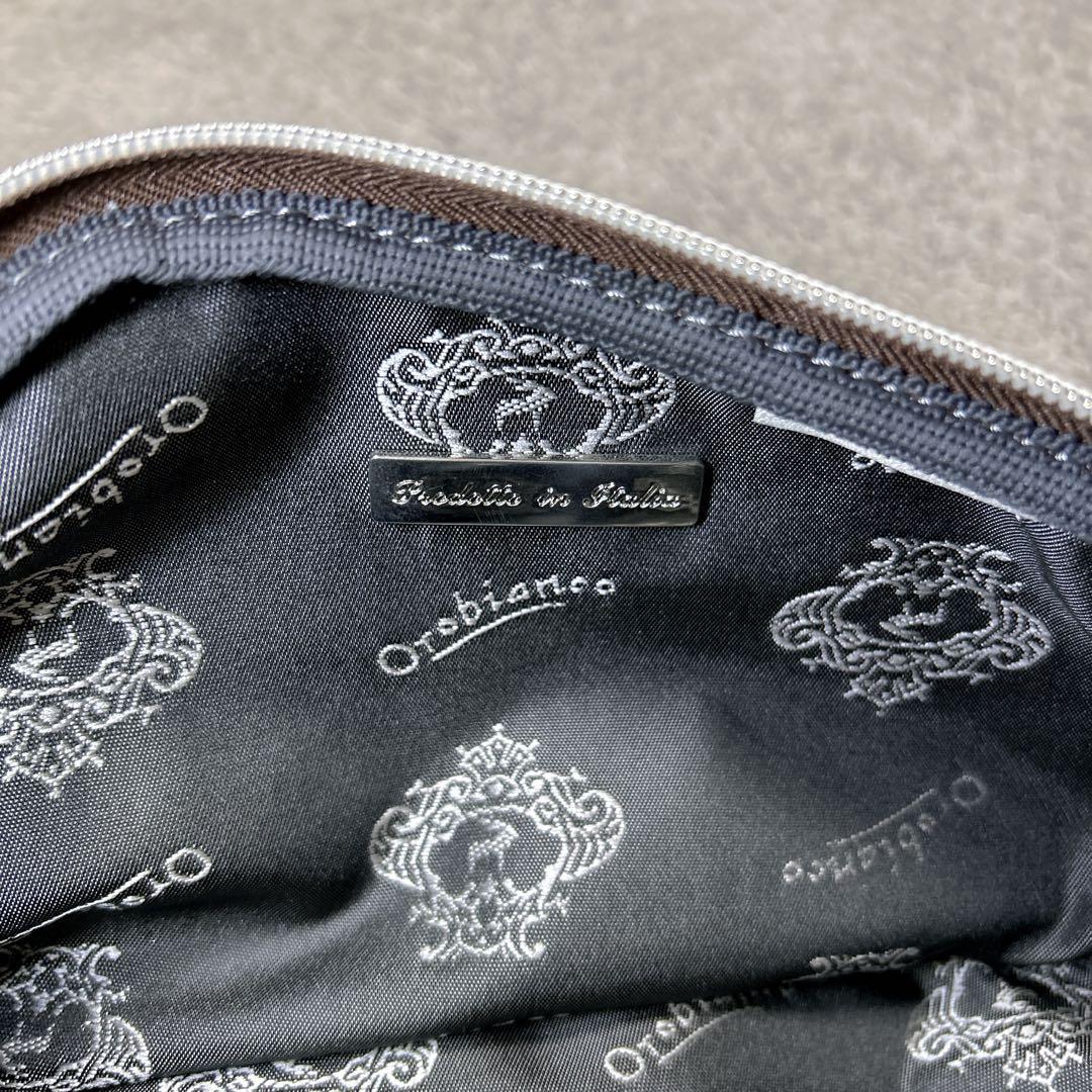 オロビアンコOrobiancoナイロン ボディバッグ 黒ブラックウエストポーチ