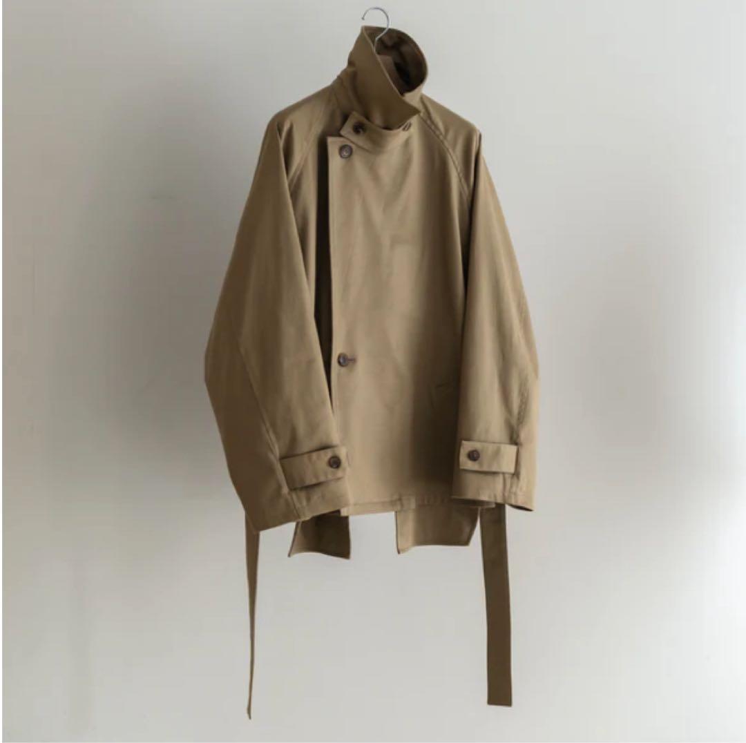 plus81別注 Blanc YM ショートトレンチコート