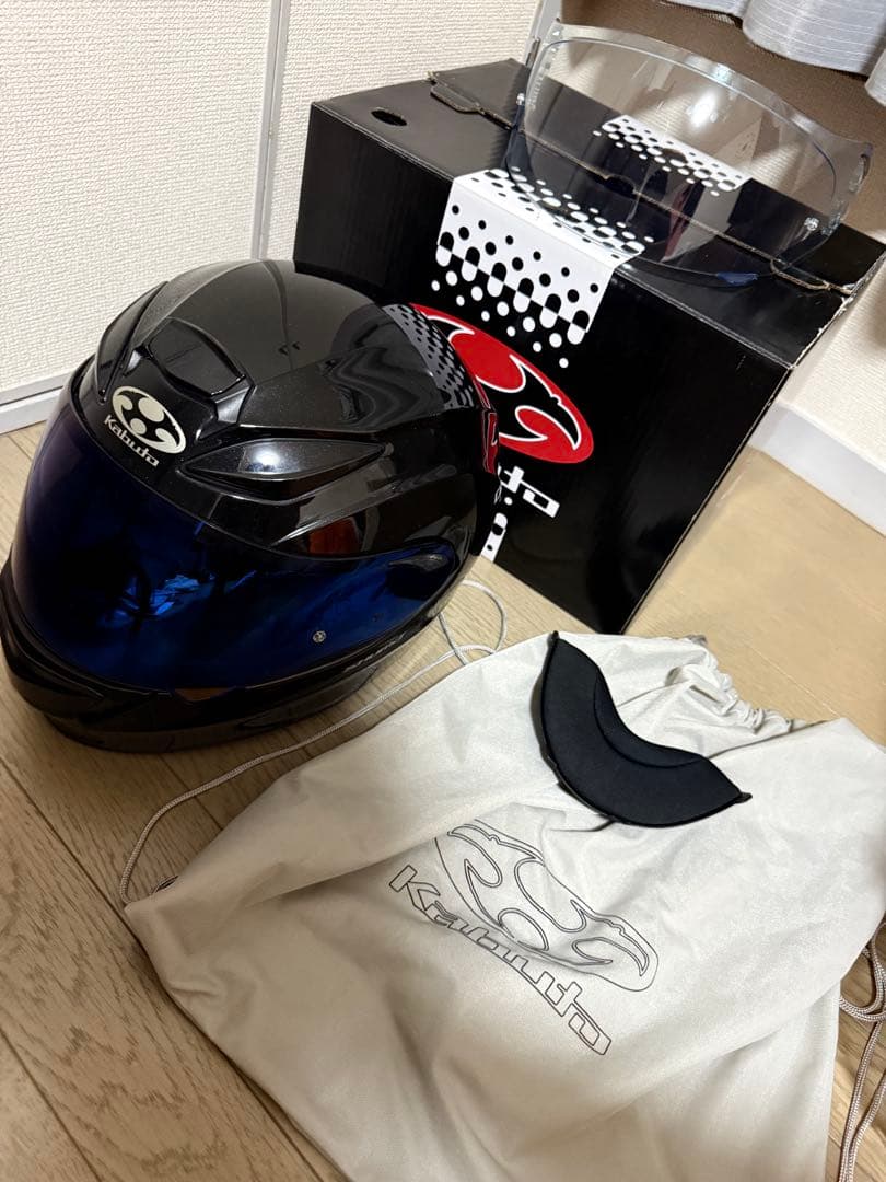 SHUMA KABUTO フルフェイスヘルメット ブラック・ブルー