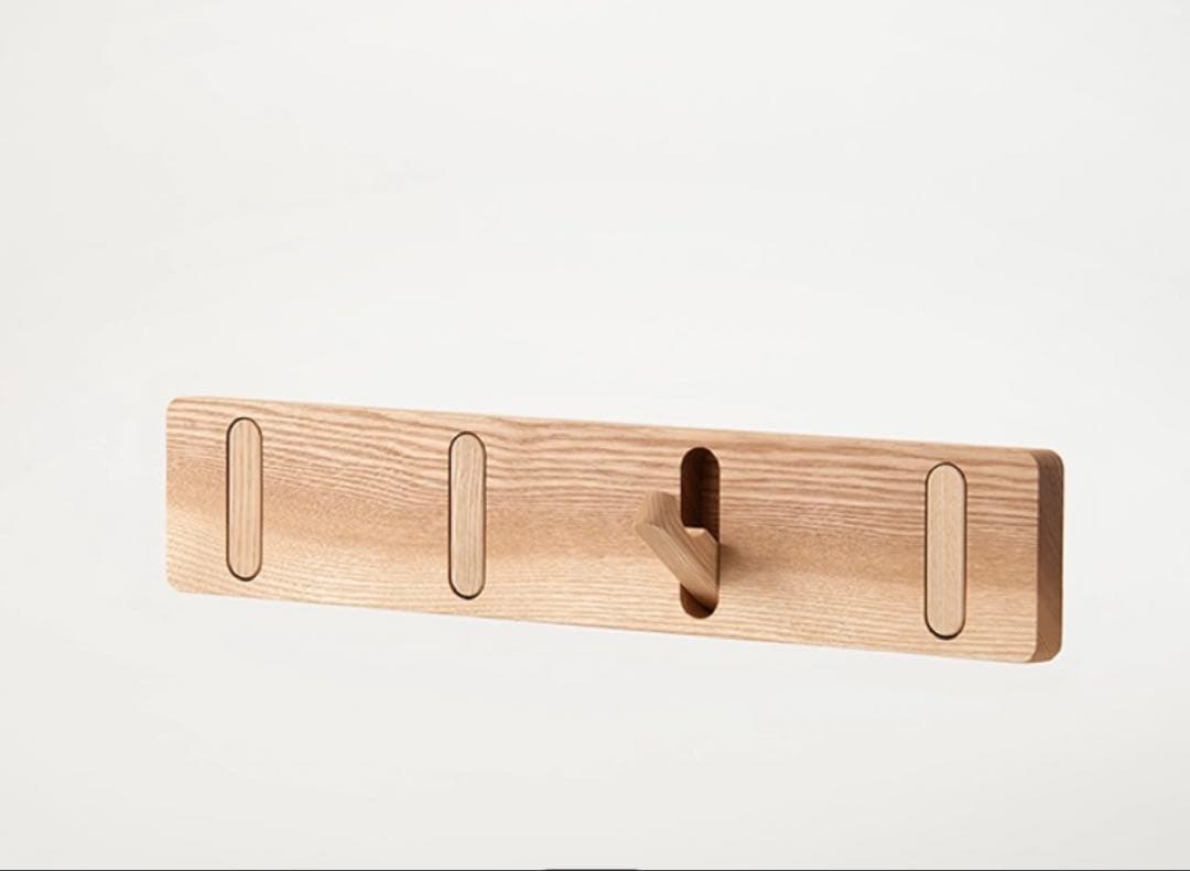 新品未使用　cosine コサイン/ウォールフック　天然木家具　タモ材