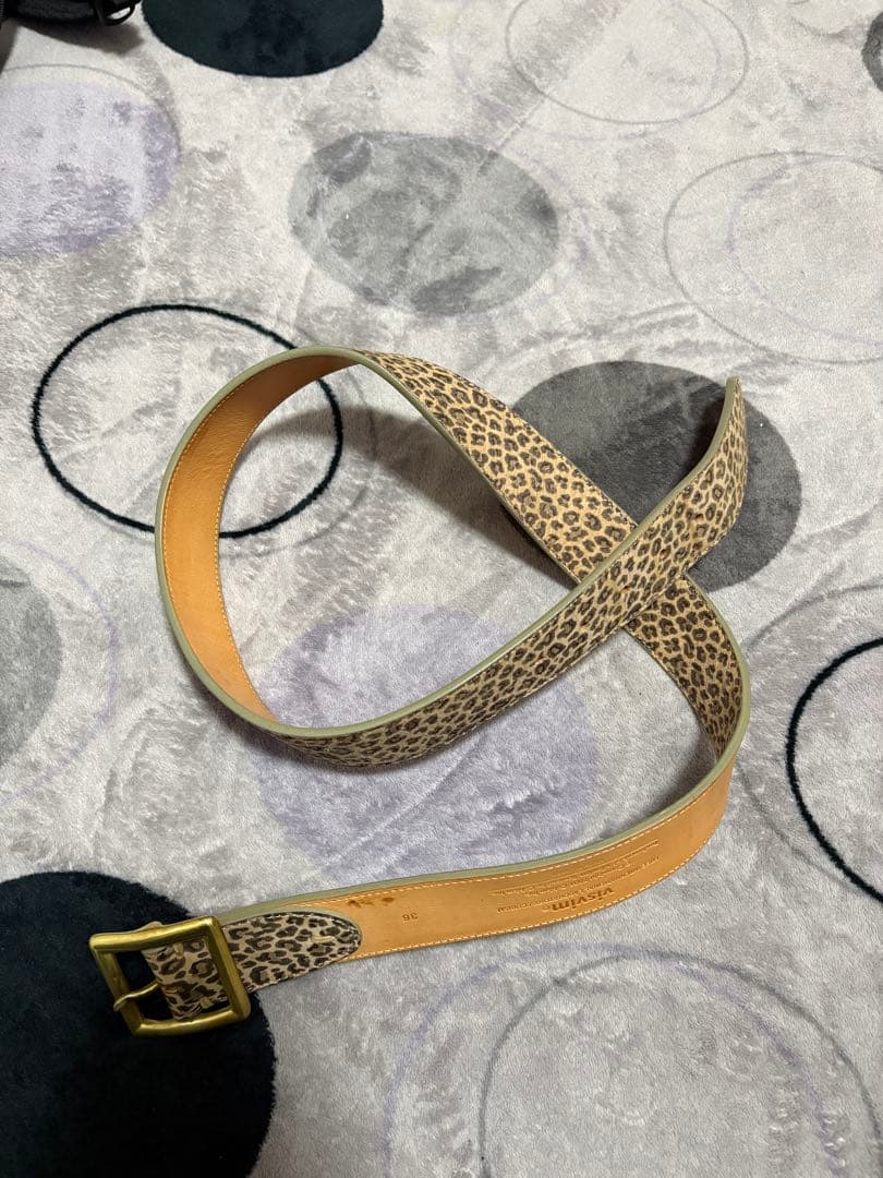 visvim leopardベルト サイズ36