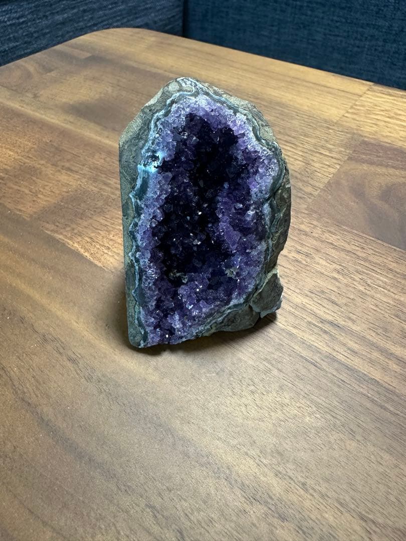 ミニアメジストドーム置物