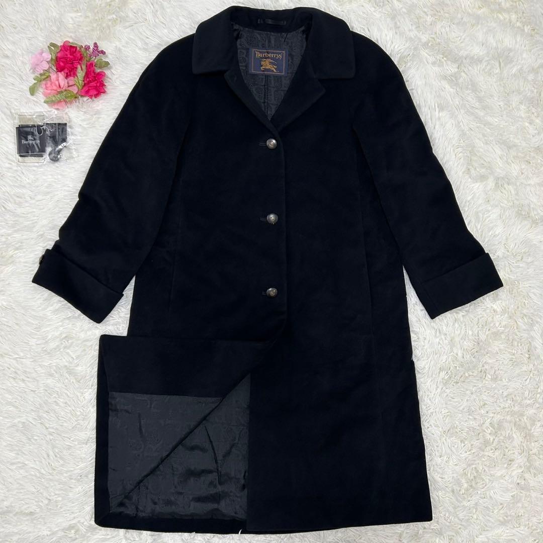 【極美品/LL/付属品完備】バーバリーズ チェスターコート アウター アンゴラ