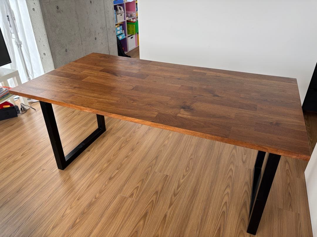 ブラウン 木製 ダイニングテーブル