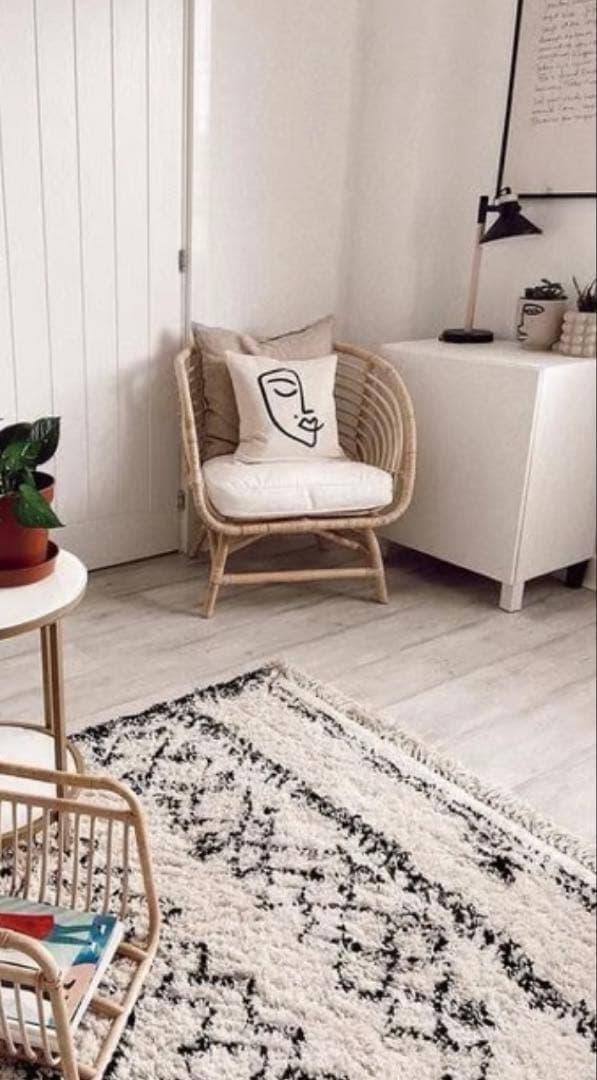 IKEA BUSKBO ブスクボー　パーソナルチェア,籐　発送OK、引き取り値引