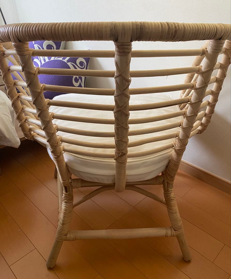 IKEA BUSKBO ブスクボー　パーソナルチェア,籐　発送OK、引き取り値引