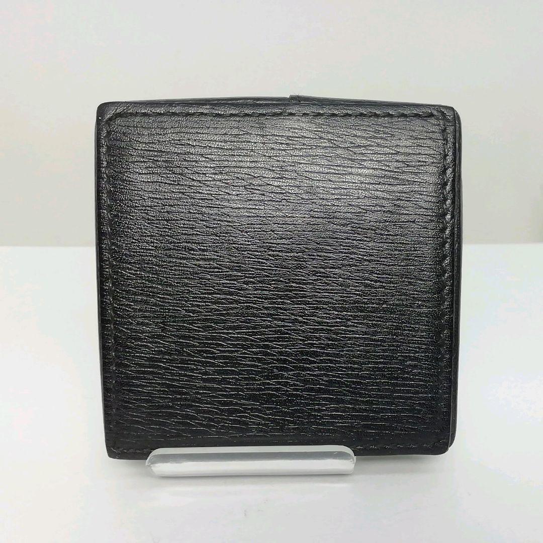GUCCI　グッチ　ブラックレザー　箱型タイプ　ケース　小銭入れ
