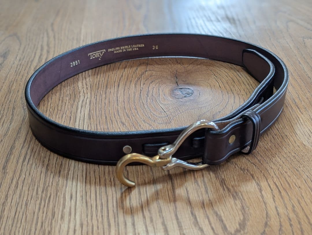 TORY LEATHER　レザー ベルト 36