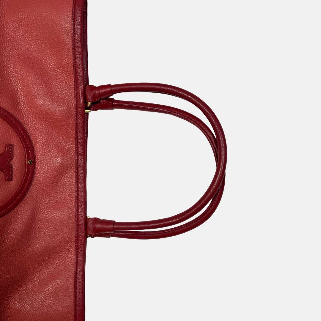 美品✨TORY BURCH トリーバーチ　デカロゴ　トートバッグ　大容量