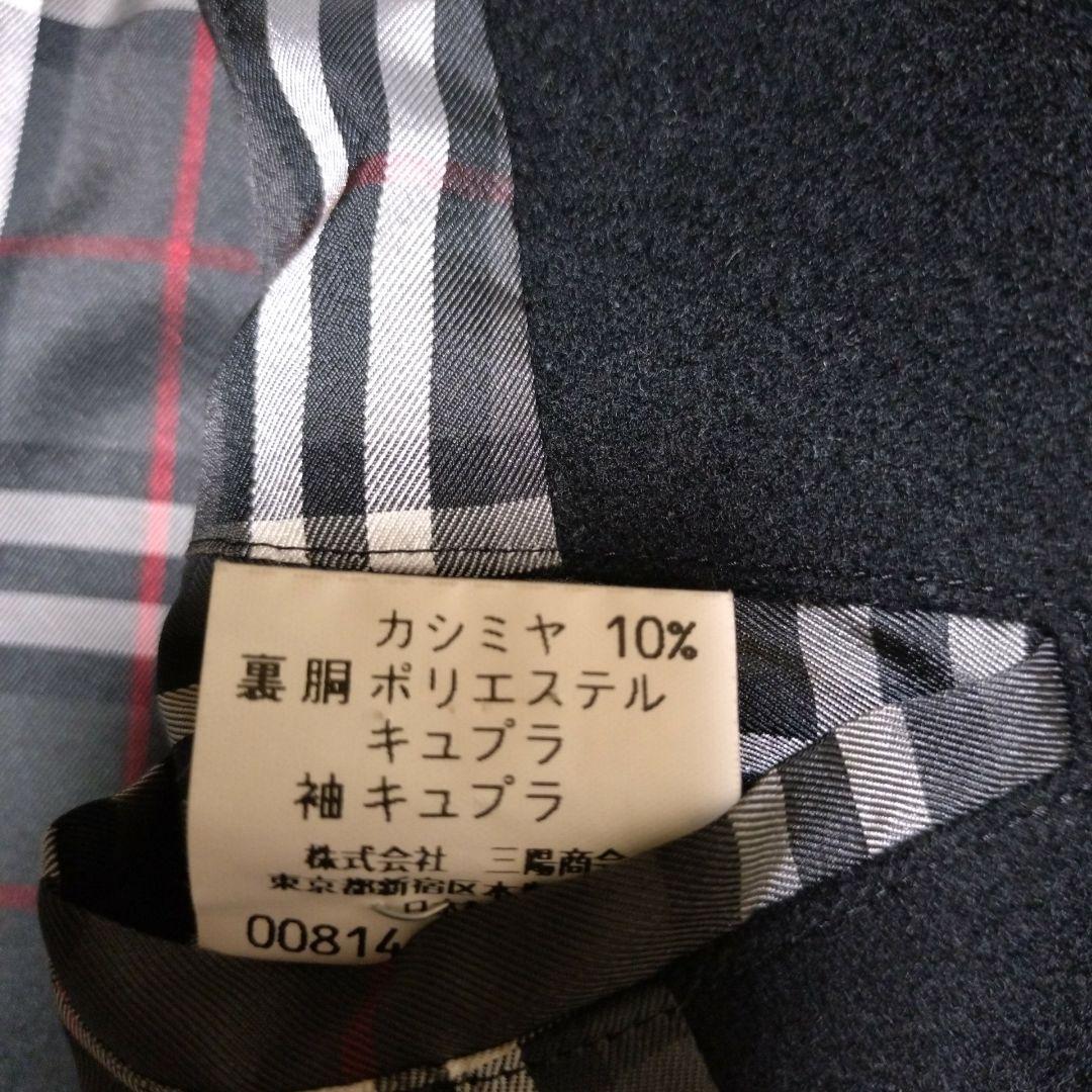 超極美品✨️バーバリーブラックレーベル　ステンカラーコート　カシミアノバチェック