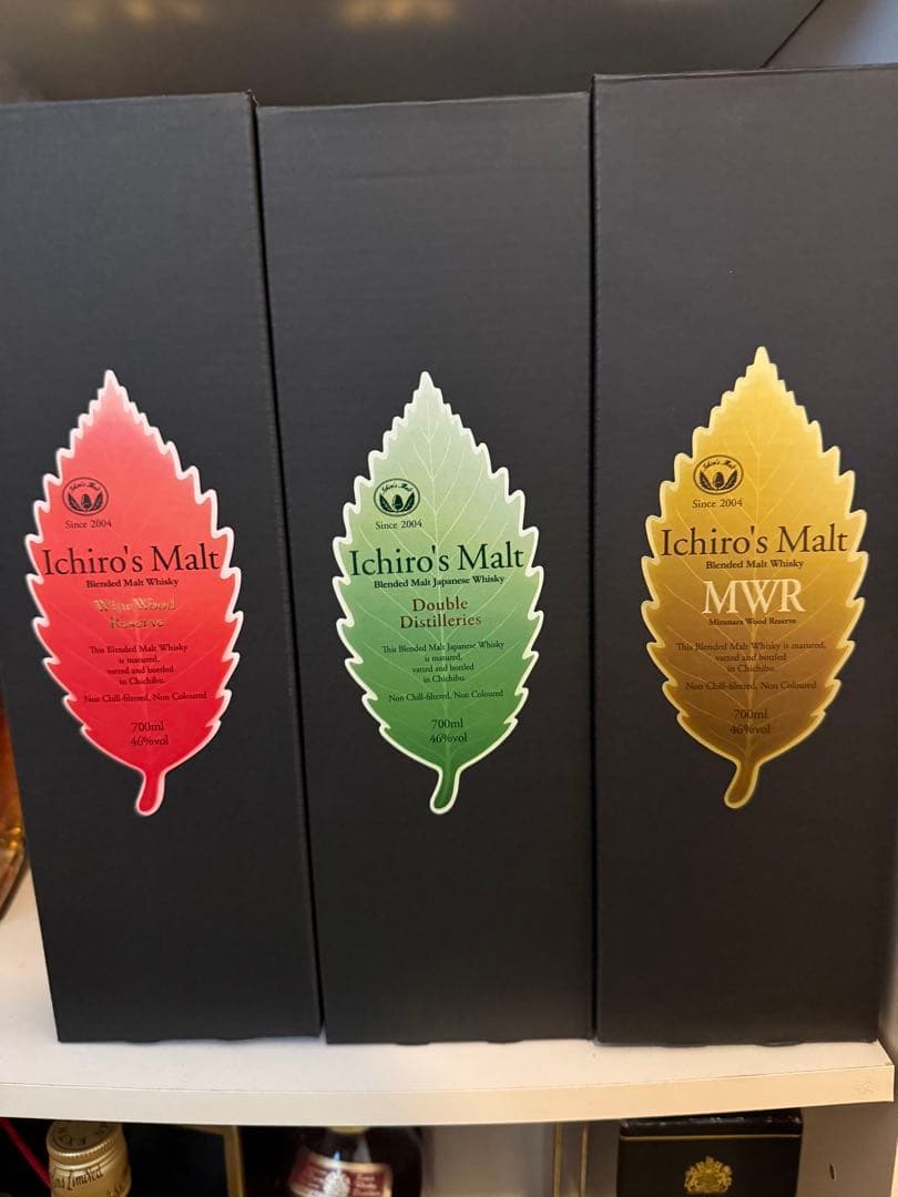 イチローズモルト リーフシリーズ 3本セット 700ml 旧ラベル