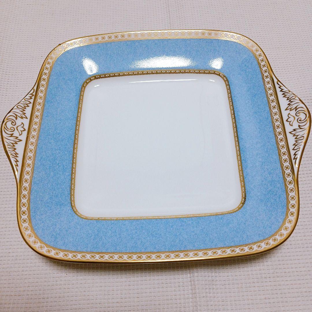 【希少品】新品未使用　ウェッジウッド　ユーランダーパウダーペールブルー　プレート