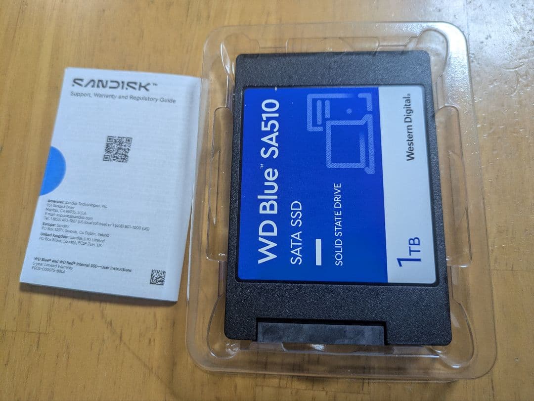 内蔵型SSD WD Blue SATA SSD 1TB SA510