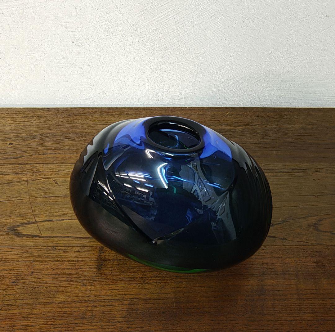 【Beranek】ガラス 花瓶 フラワーベース ミッドセンチュリー