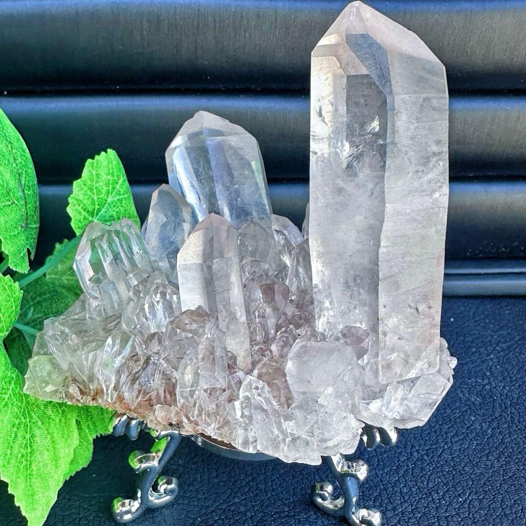 希少❗️高透明度❗虹入り☆超綺麗♡超強いパワー ヒマラヤ水晶 クラスターA1521