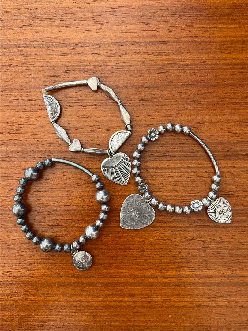 GAS BIJOUX シルバーブレス 3点セット