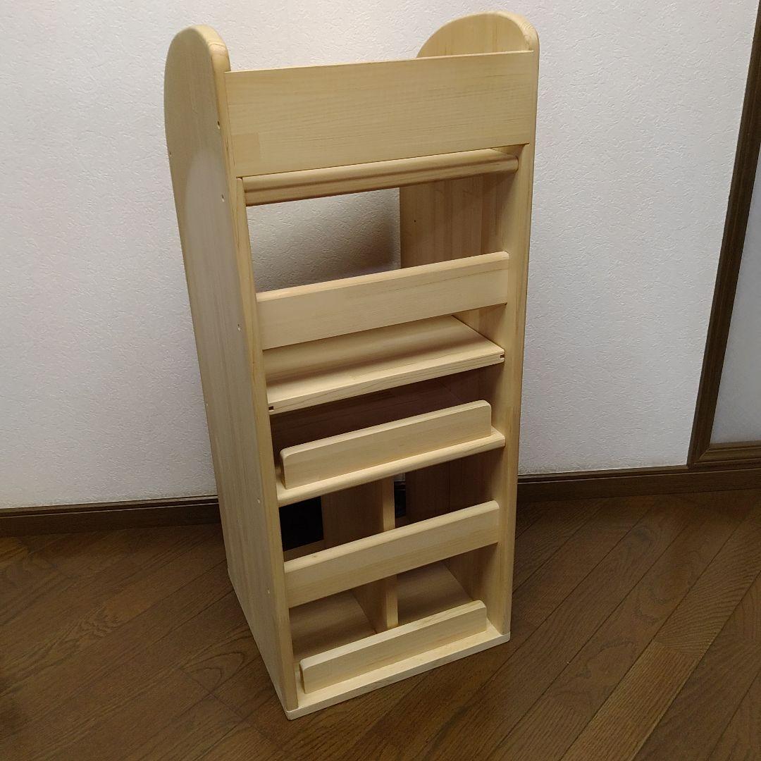 木遊舎 ひのき学び楽（まなびラック）大　完成品でお届け 収納棚　送料無料