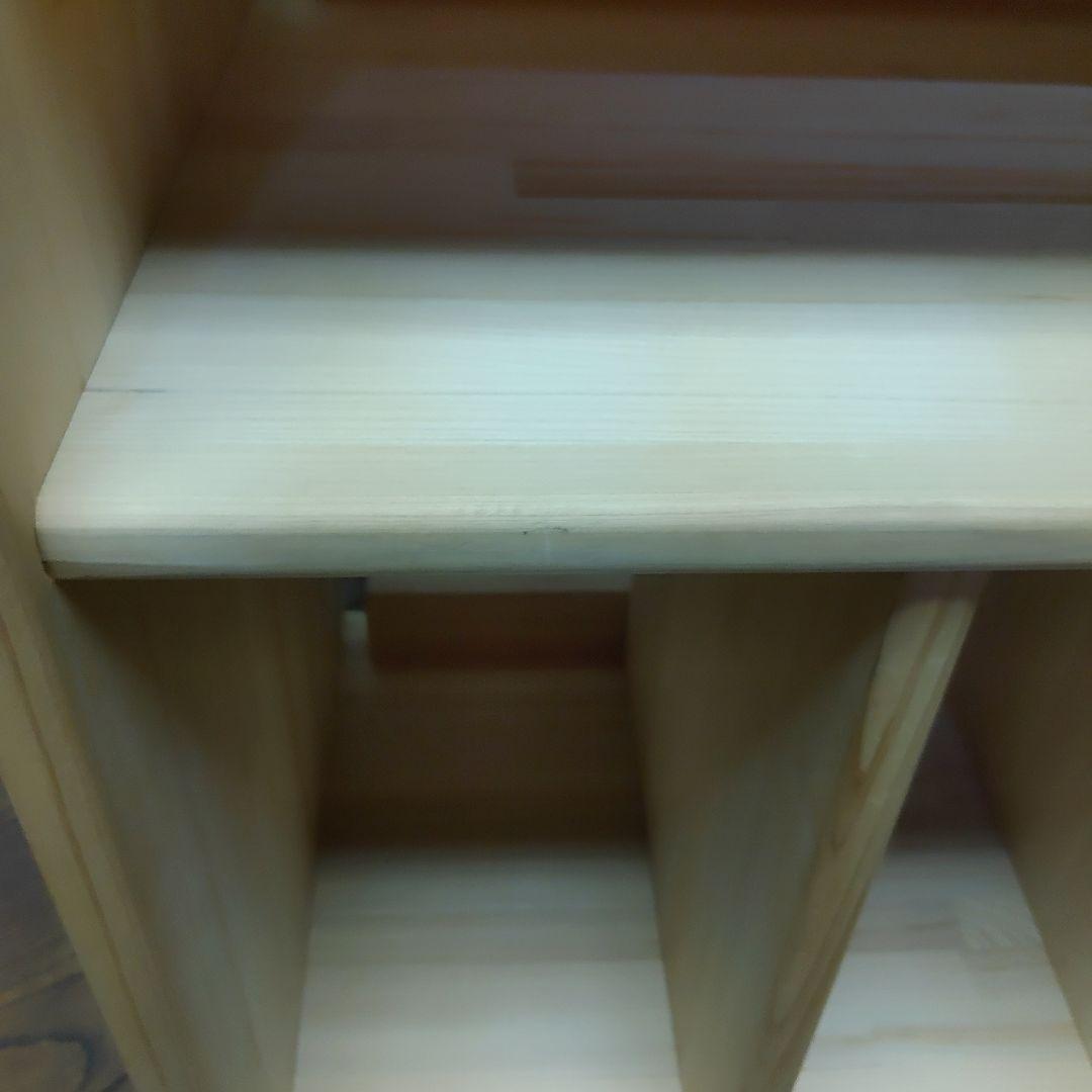 木遊舎 ひのき学び楽（まなびラック）大　完成品でお届け 収納棚　送料無料