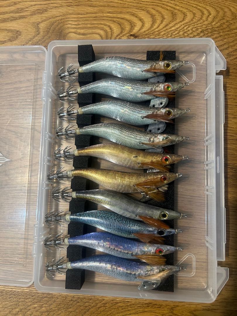 ヤマシタ　エギ王10本セット　ケース付