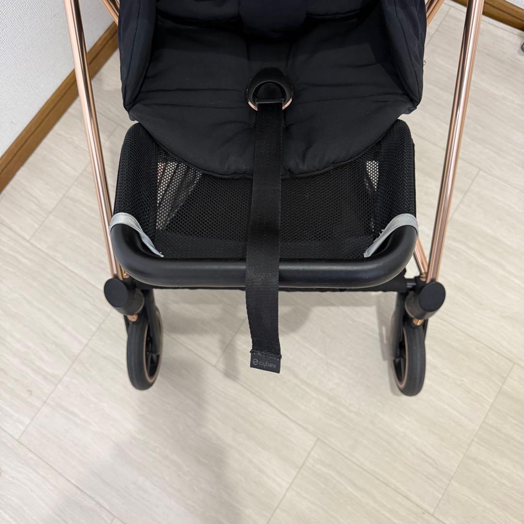 【美品】Cybex ミオスJP3 ローズゴールド ワンプルハーネス ベビーカー