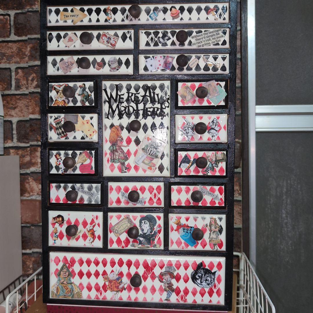 マスカットケーキ不思議の国のアリスチェスト＆ティッシュボックス