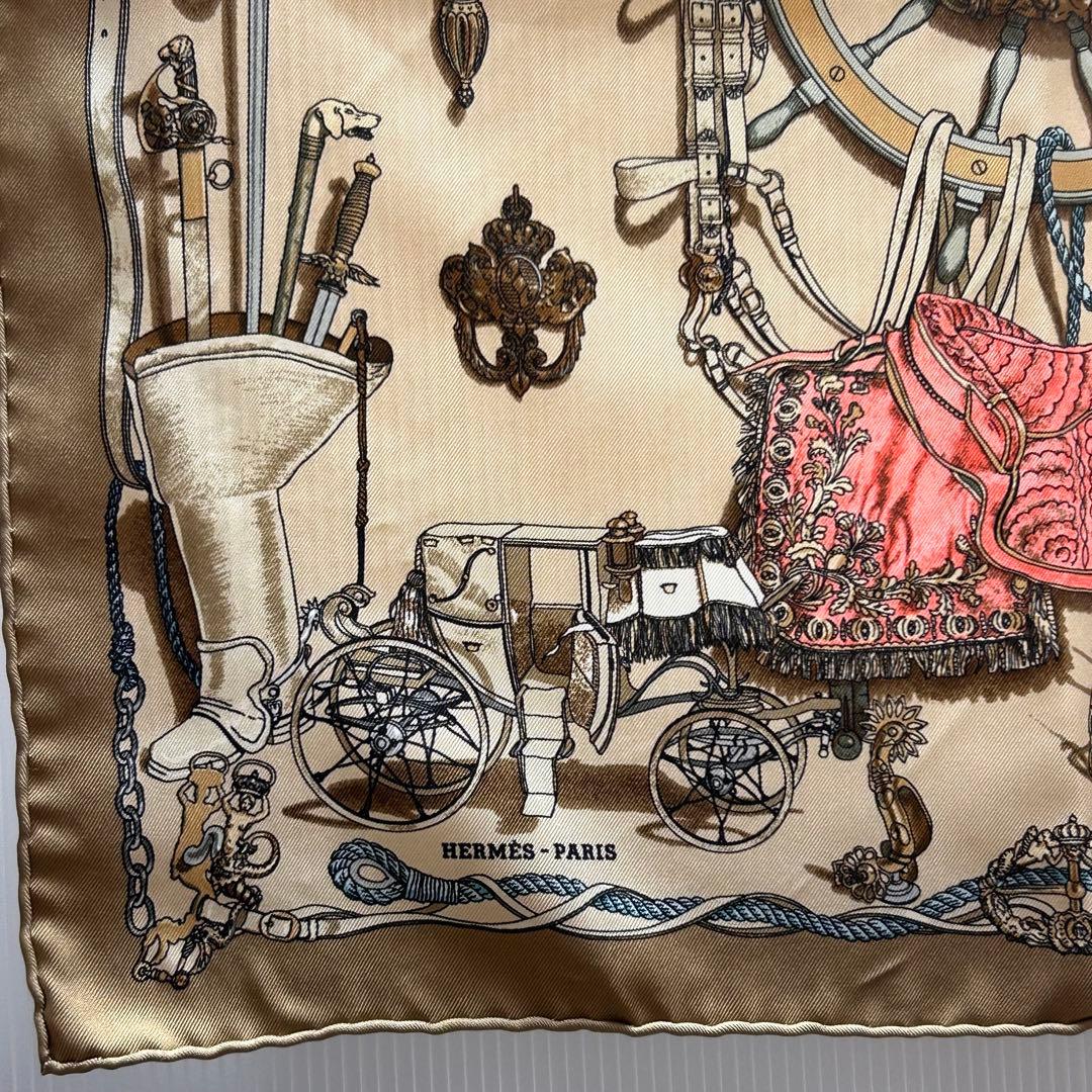 ☆*☆様 71582 HERMES シルク スカーフ 45×45cm MUSEE