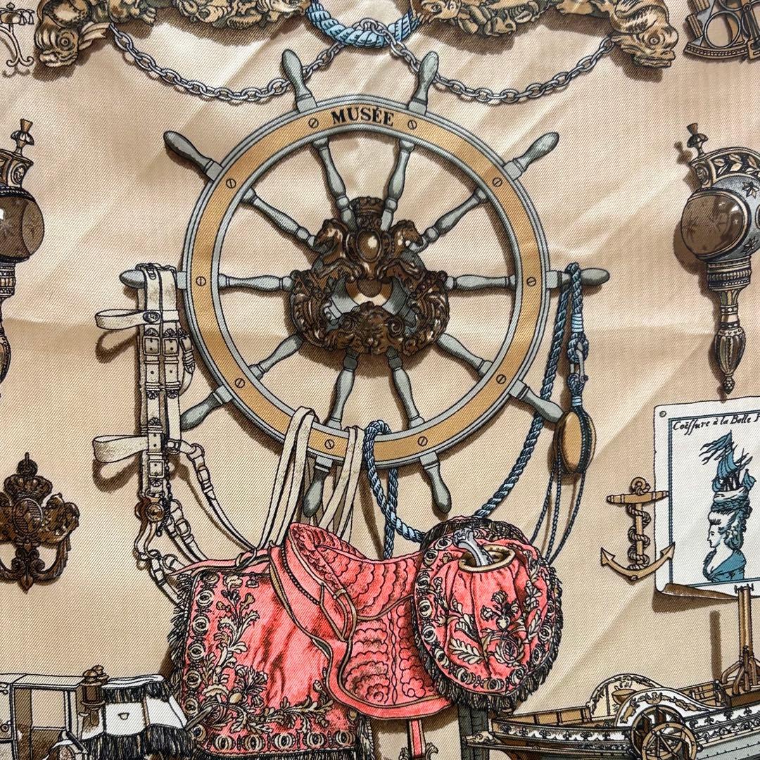 ☆*☆様 71582 HERMES シルク スカーフ 45×45cm MUSEE