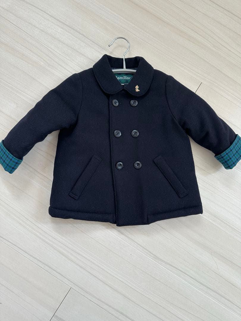 美品　familiar コート 80センチ