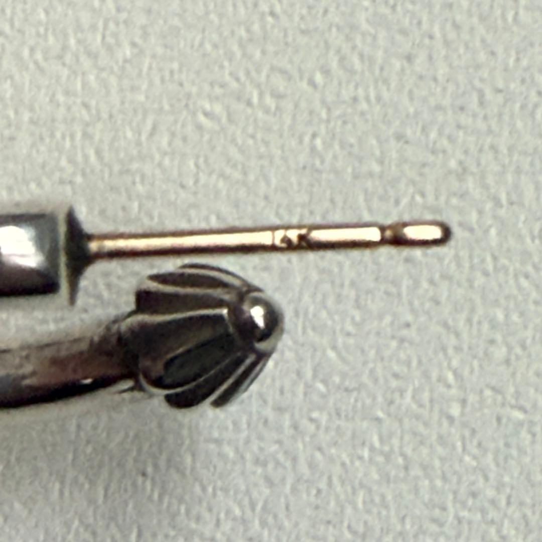 クロムハーツ プレーンフープイヤリング 超美品 確実正規品 インボイス付