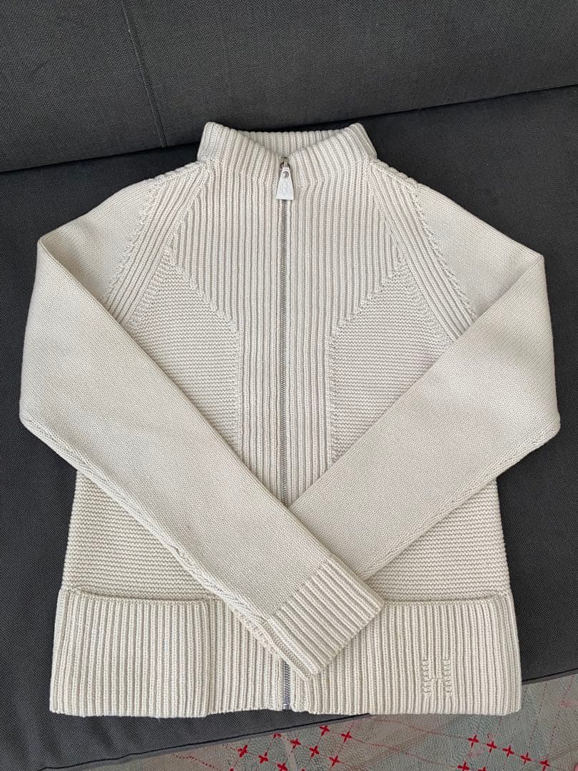 エルメス ジッパー付きニットセーター