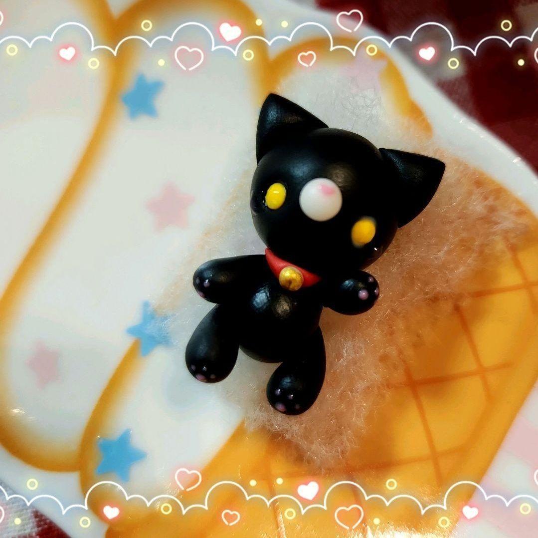 『ワン』黒猫ちゃん♡人形