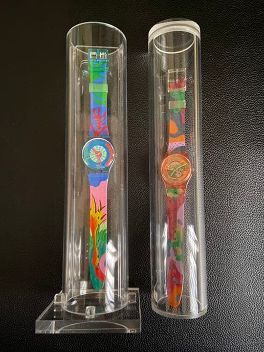 swatch専用 ディスプレイ チューブ 2本(見本の時計は含まれません)
