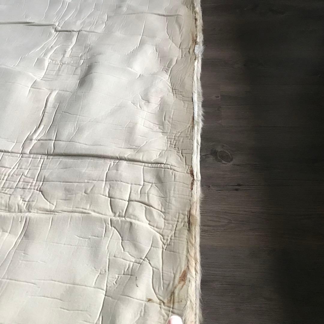 牛 ラグ ラグマット 皮 パッチワーク 絨毯 157x237cm ①