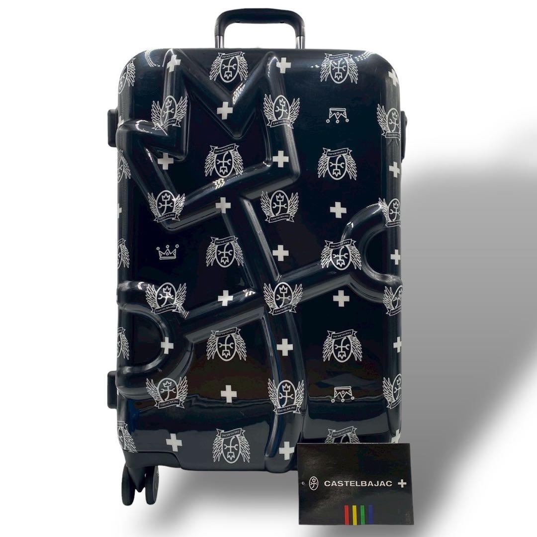 CASTELBAJAC　総柄　キャリーケース　カステルバジャック ブラック