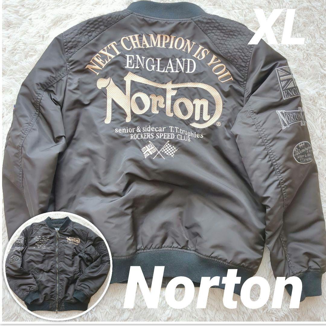 Norton ノートン MA-1 フライトジャケット ボンバー 総刺繍 ワッペン