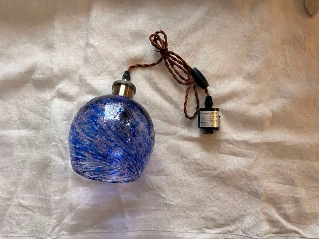 琉球ガラス　ペンダントライト　照明　ランプ