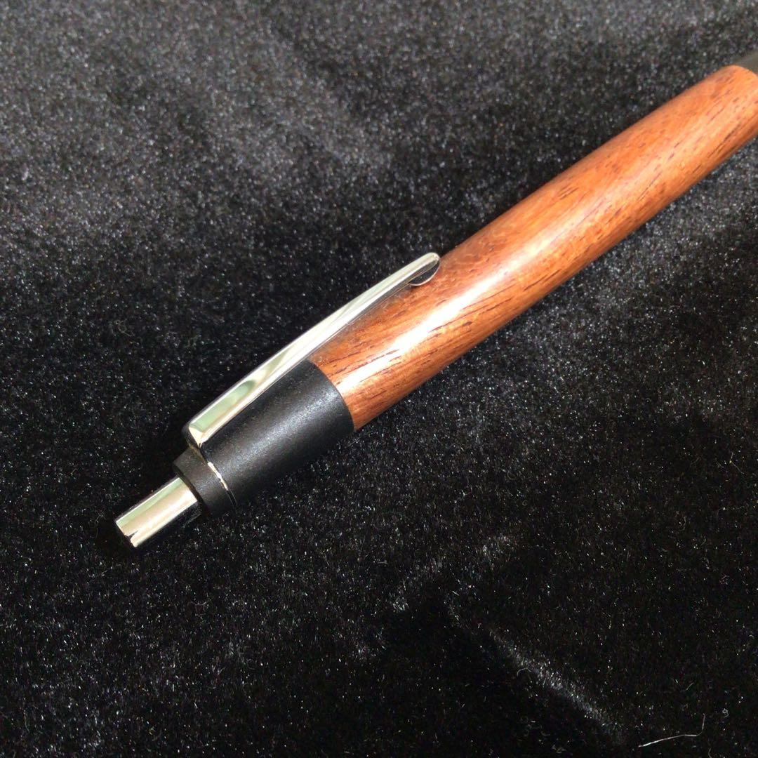 野原工芸　花梨　シルバー　ボールペン　スタンダード