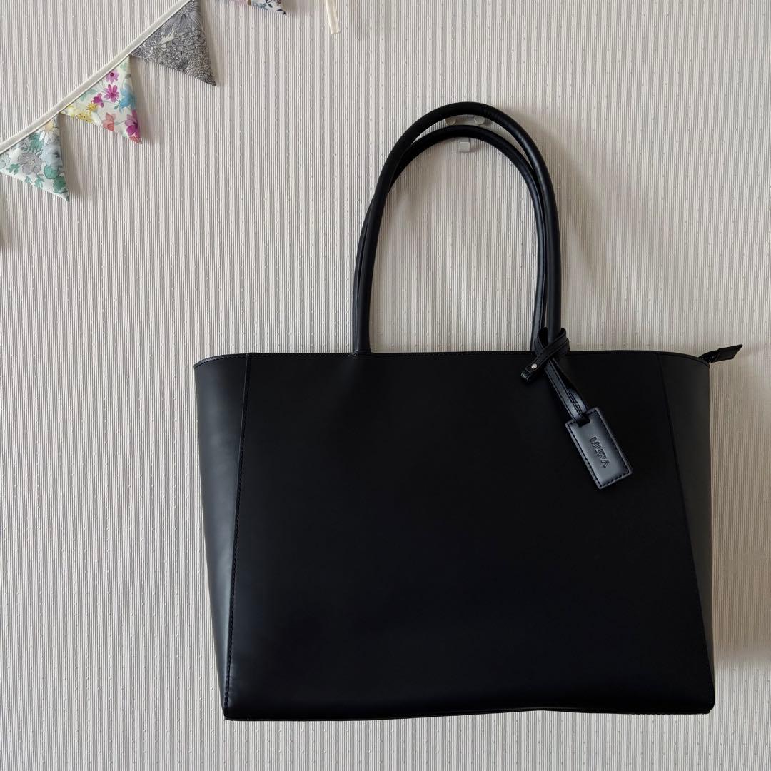 MURA ダークネイビー　本革トートバッグ