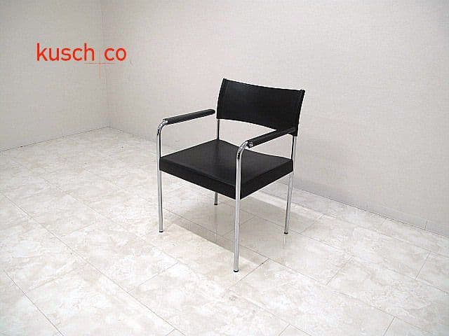 Kusch+Co ホウトク ヴィンテージ本革張りチェア ミッドセンチュリー