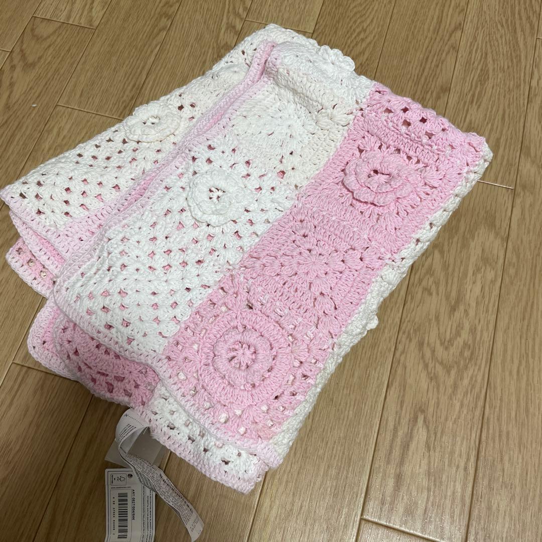 ザラホーム　パッチワークブランケット