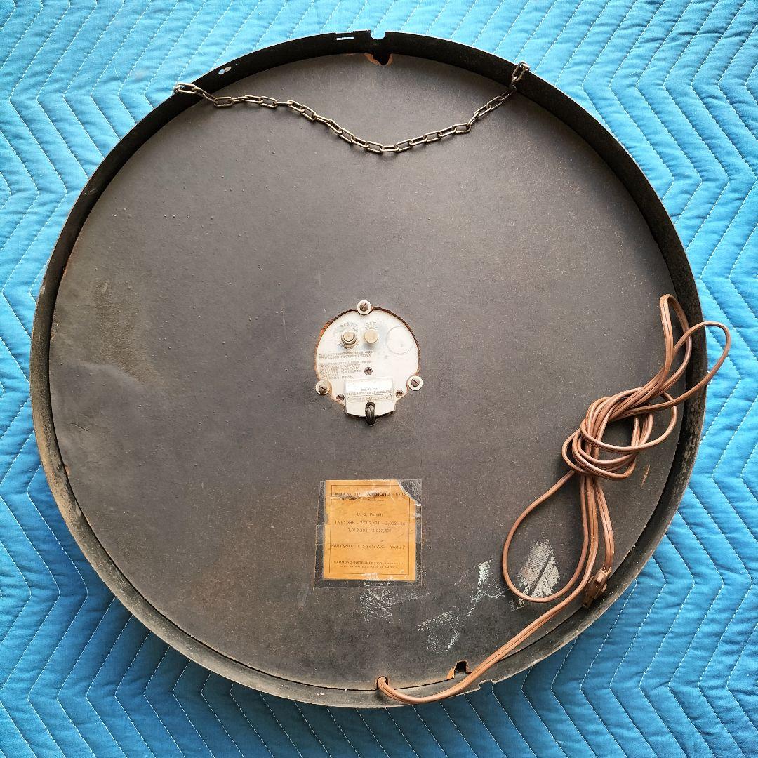 インテリア時計 1930's Hammond Synchronous Wall Clock