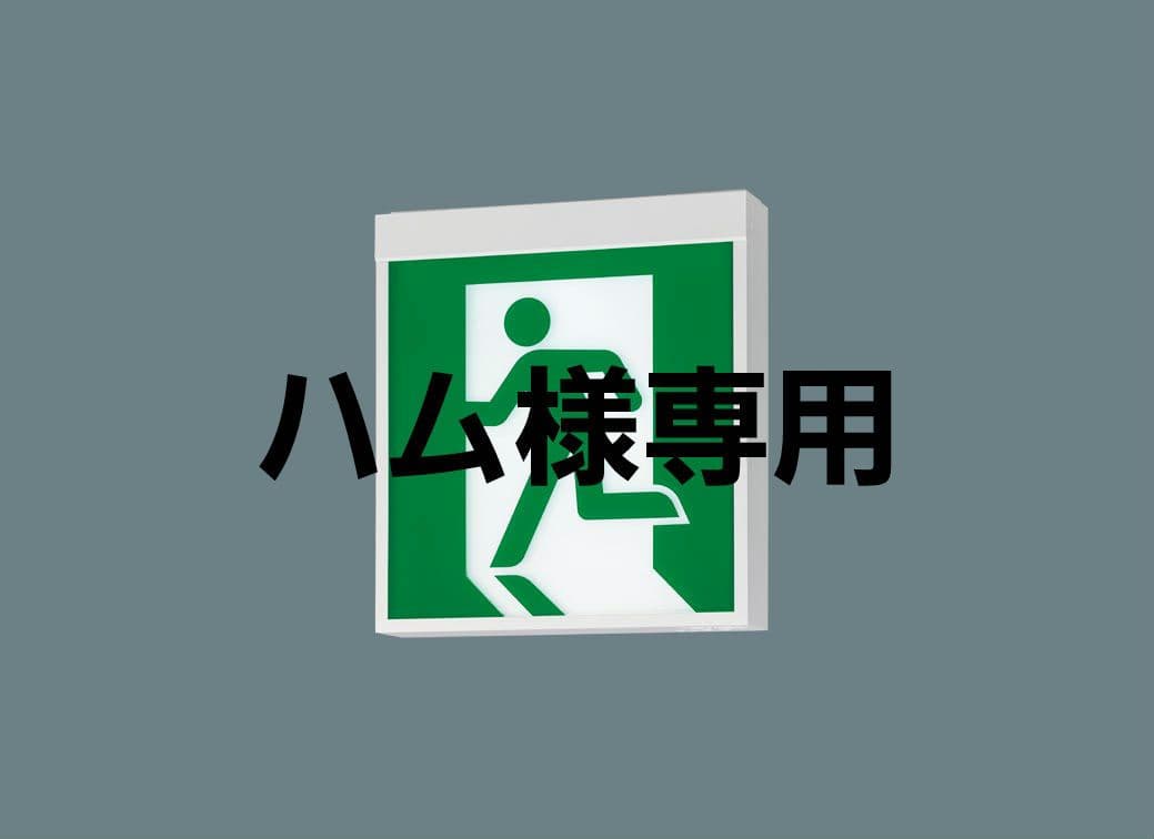 避難口誘導灯パネル込み B級BL型　バッテリー内蔵型　新品、未開封