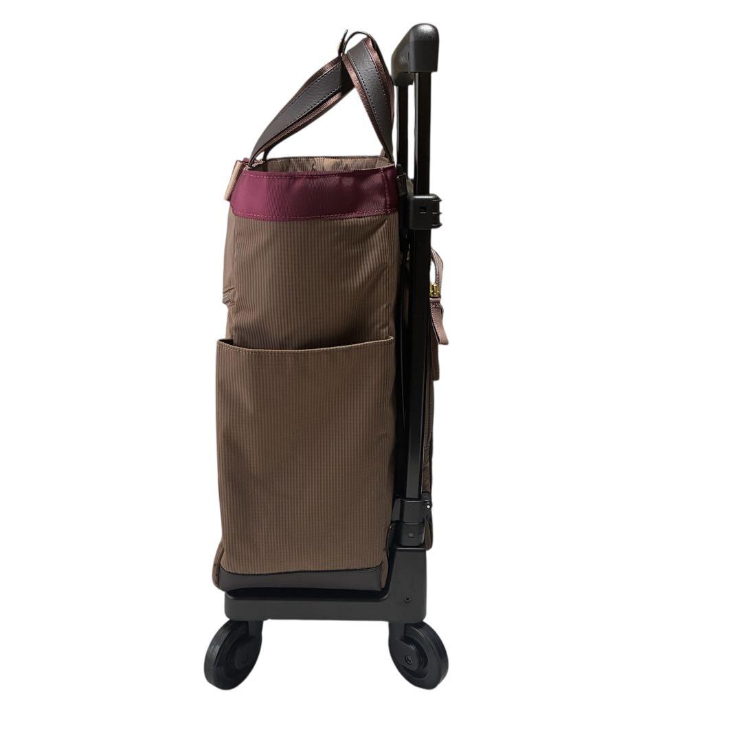 SWANY ルバンド キャリーバッグ カート リボン グレージュ キャリーケース